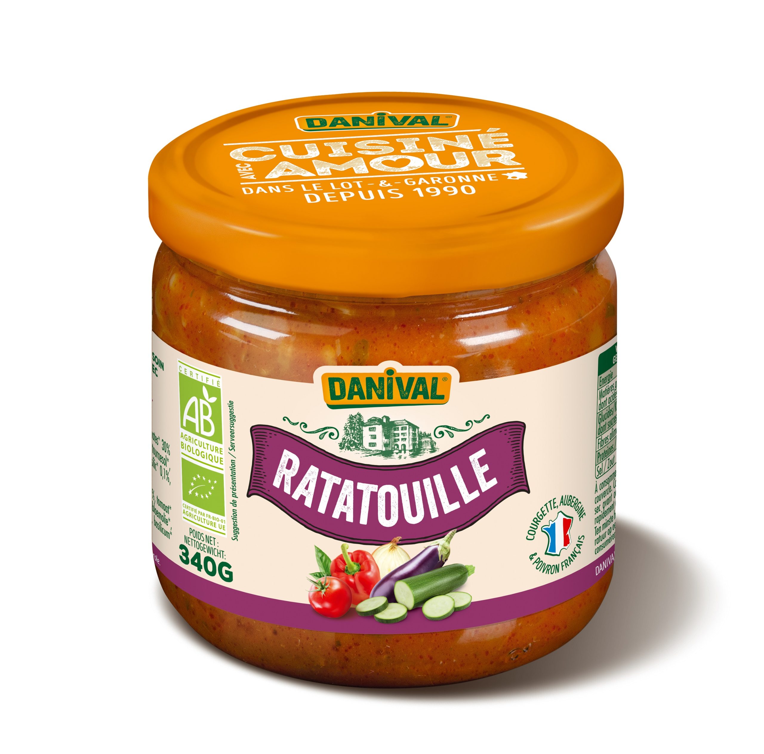 00069 Ratatouille Bio 340g Danival