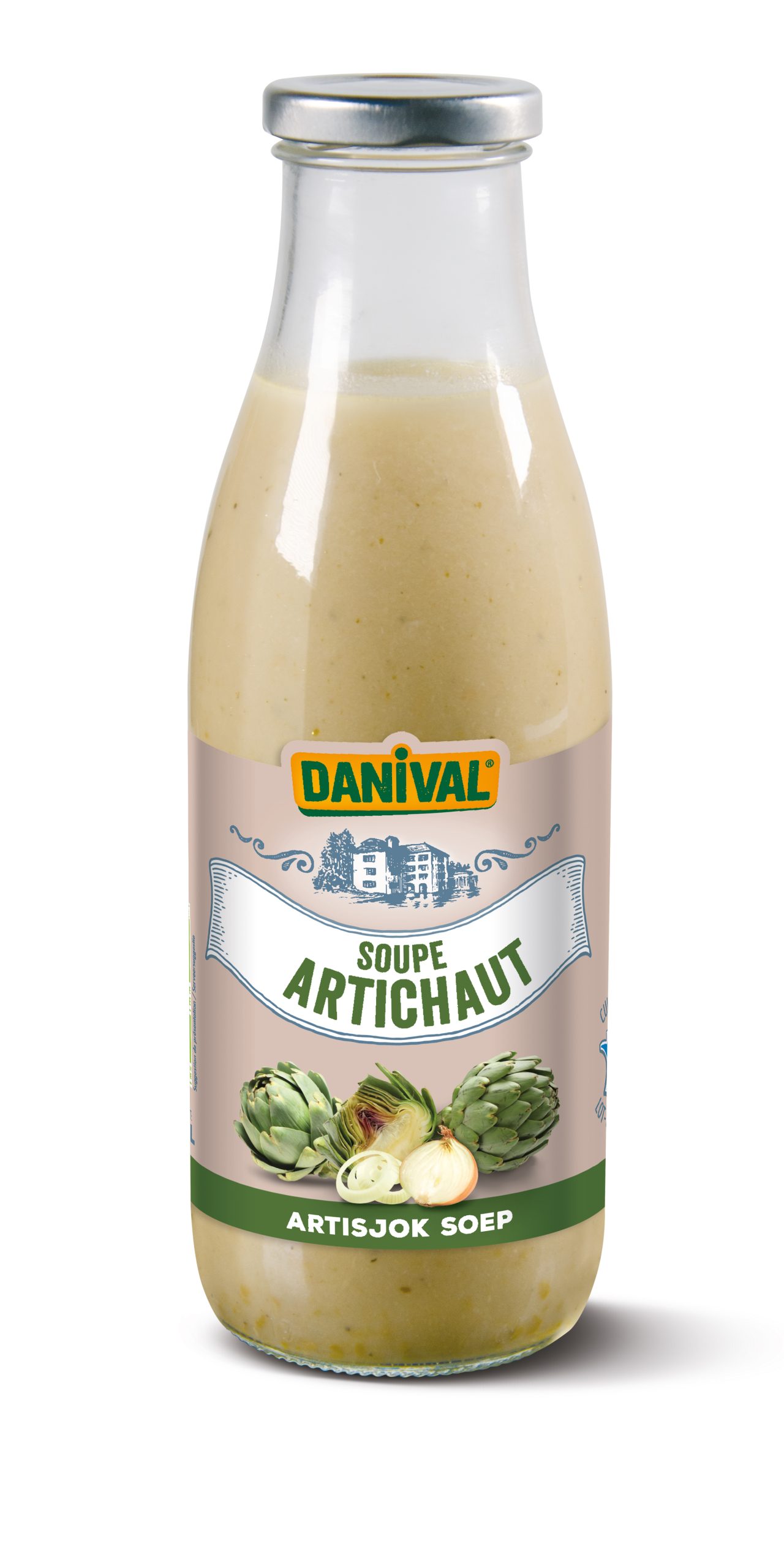 01503 Soupe d'artichaut bio 72cl - Danival