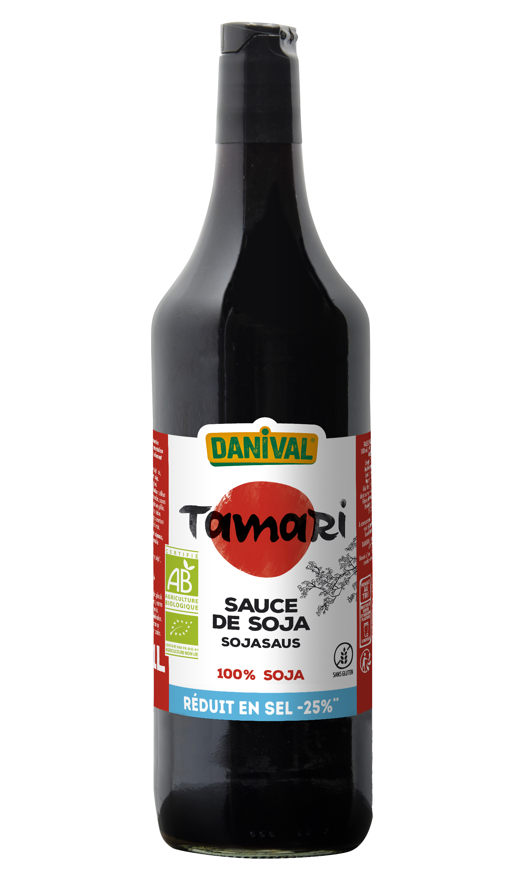 3032244 Tamari bio réduit en sel 1L - Danival